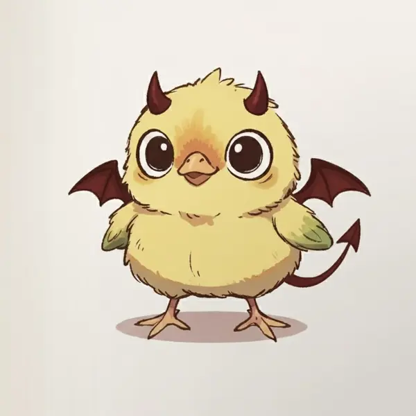 魔王雞排小魔王雞吉祥物